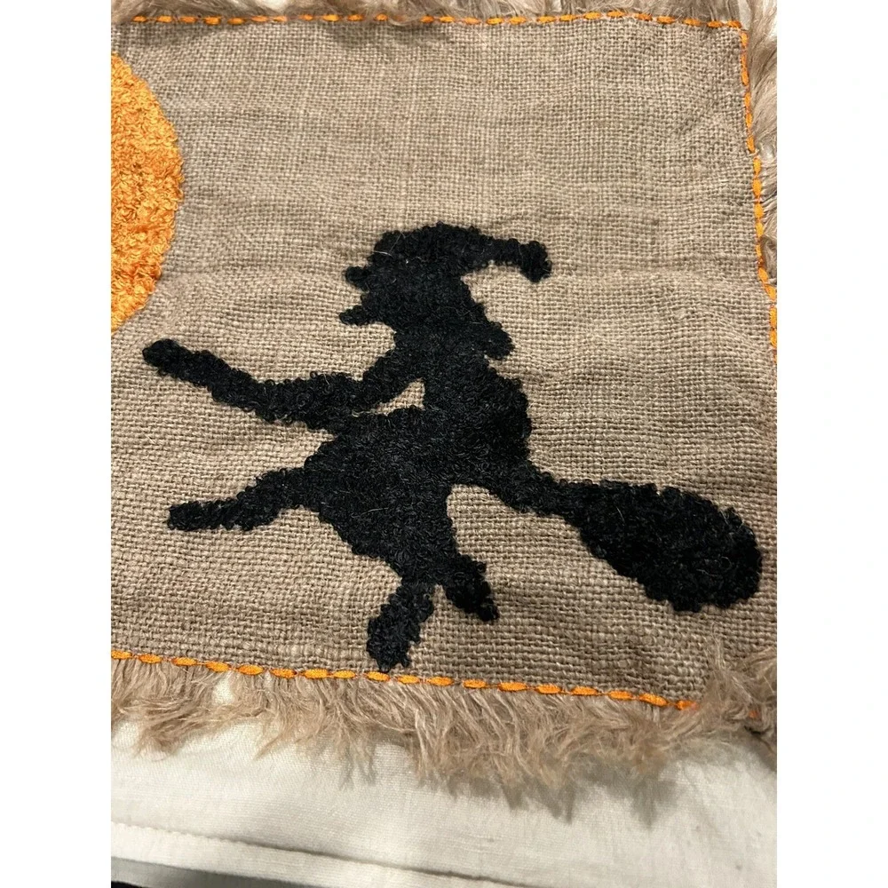 Halloween Embroidered Pillow Cover 19